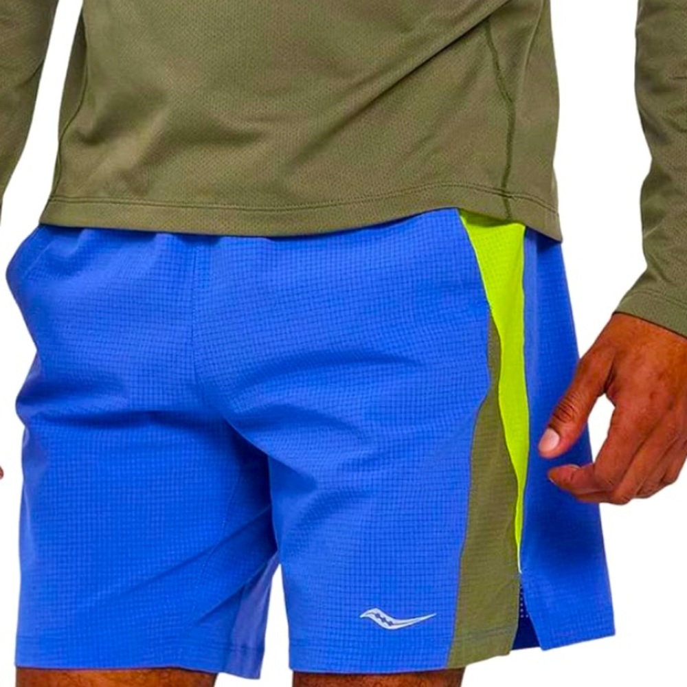 Saucony Men's Wirebrush 7" Running Short - Picture 2 of 6